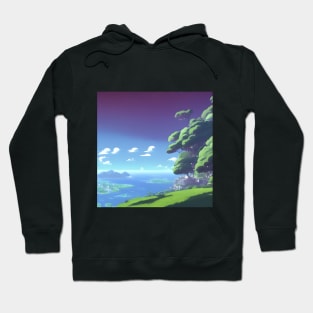 luscious planet earth with no pollution Hoodie